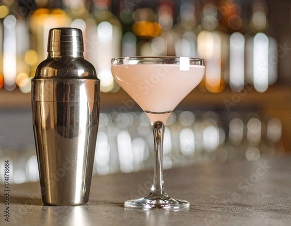 Obraz カクテルとシェイカー