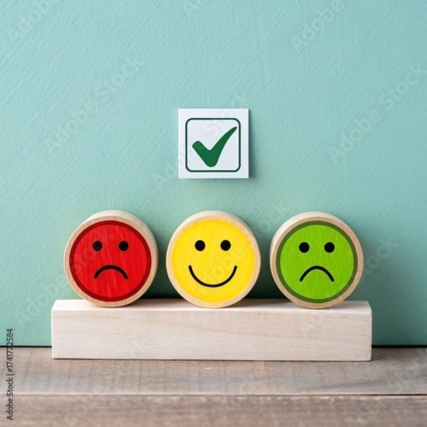 Obraz happy smiley faces