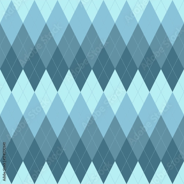 Obraz Seamless geometric triangle pattern background for fabric and wallpaper design