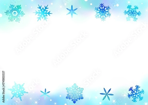 Obraz 結晶のシンプルフレーム