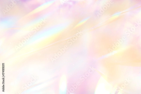 Fototapeta キラキラした金色のスペクトル背景