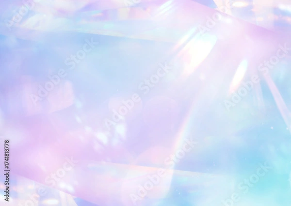 Fototapeta キラキラと輝く青色の背景