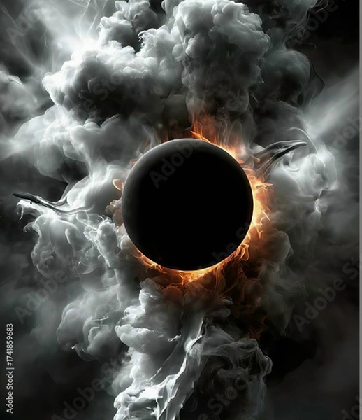 Obraz Cosmic Blackout and Ash Cloud