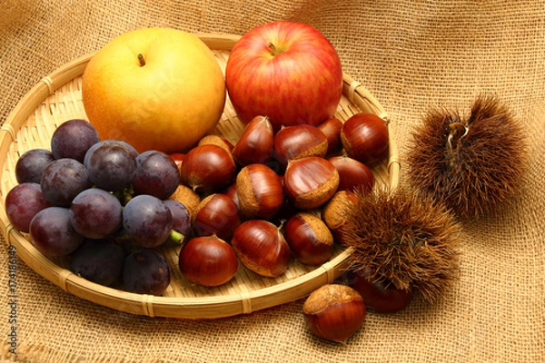 Fototapeta 秋の果物