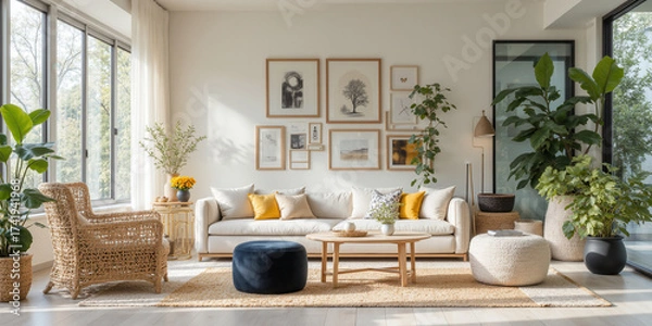 Fototapeta Intergenerational Design Language Visual elements appealing across age demographics, timeless yet contemporary aesthetic, inclusive design principles, broad accessibility