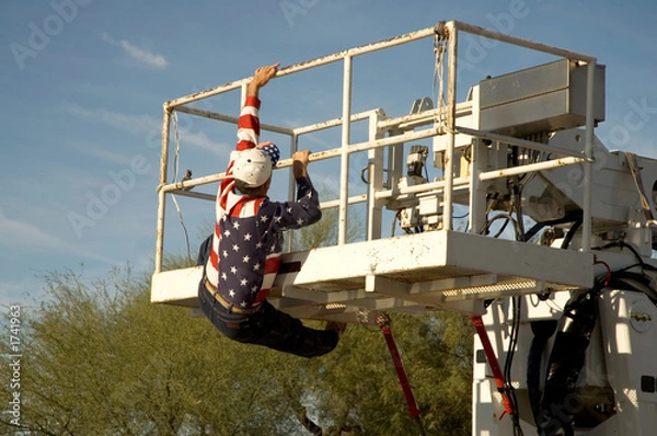 Obraz zbieracz wiśni