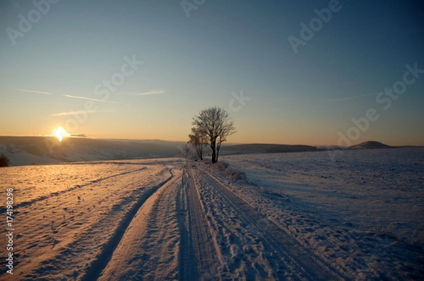 Obraz Winterruhe im Erzgebirge