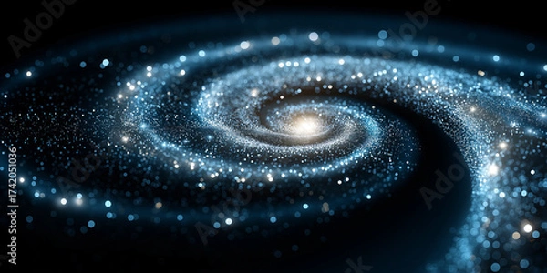 Fototapeta Biotech innovation funding event in the cosmos exploring galactic discoveries and advancements in technology