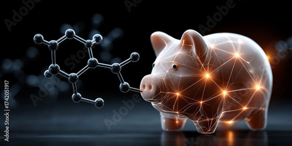 Fototapeta Funding innovation in biotech exploring financial opportunities for breakthroughs in science and technology
