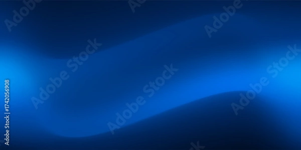 Fototapeta Blue Wallpaper, Background, Flyer or Cover Design for Your Business with Abstract Blurred Texture - Applicable for Reports, Presentations, Placards, Posters - Trendy Creative Vector Template