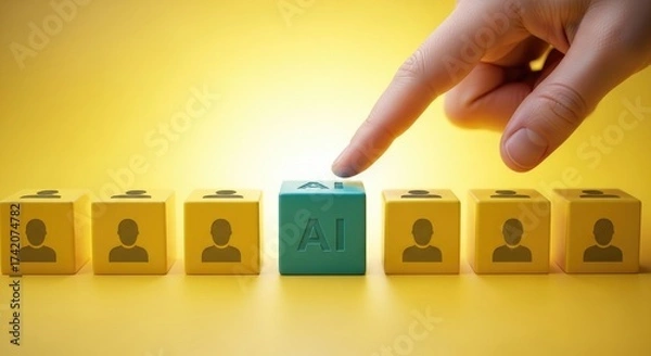 Fototapeta AI integration streamlines HR processes for optimized workforce management and strategic talent acquisition strategy focus