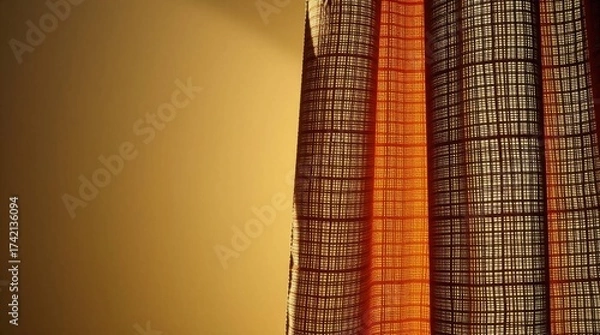 Obraz curtains and window