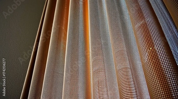 Obraz curtains and window