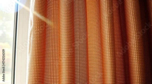 Obraz curtains and window