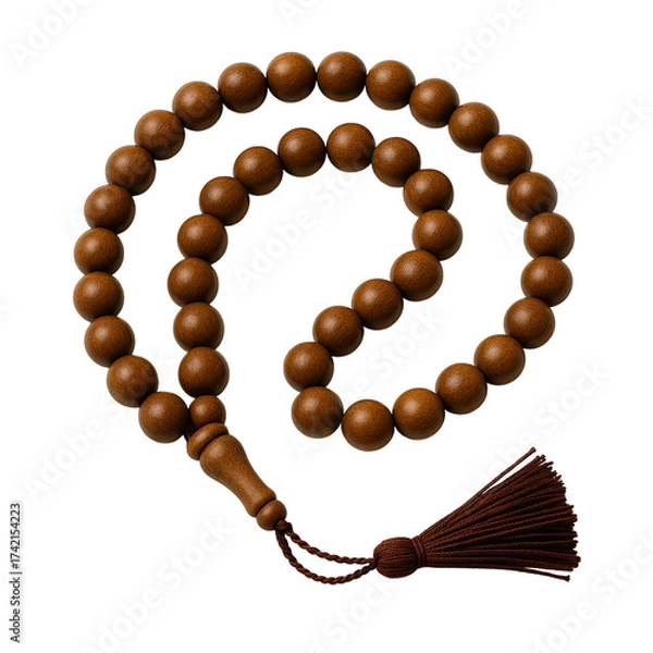 Fototapeta Tasbih isolated background 