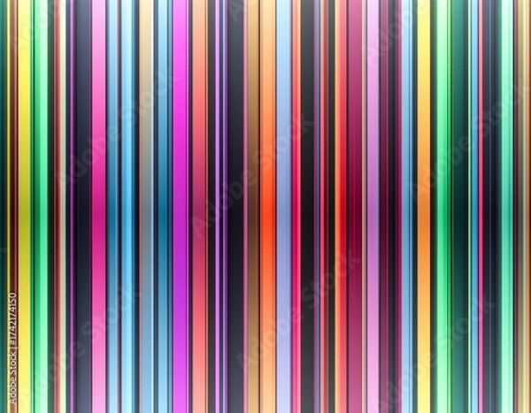 Fototapeta Abstract background with vertical lines and gradient colors.