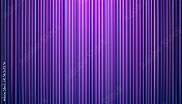 Fototapeta Abstract background with vertical purple ribbed texture and gradient.
