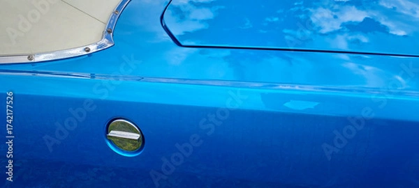 Fototapeta Fragment of a car body