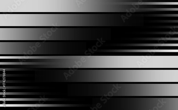 Obraz 左右にスピードをイメージさせる太い、細いのオブジェクトを配置した黒と灰の色の背景、壁紙、テクスチャ