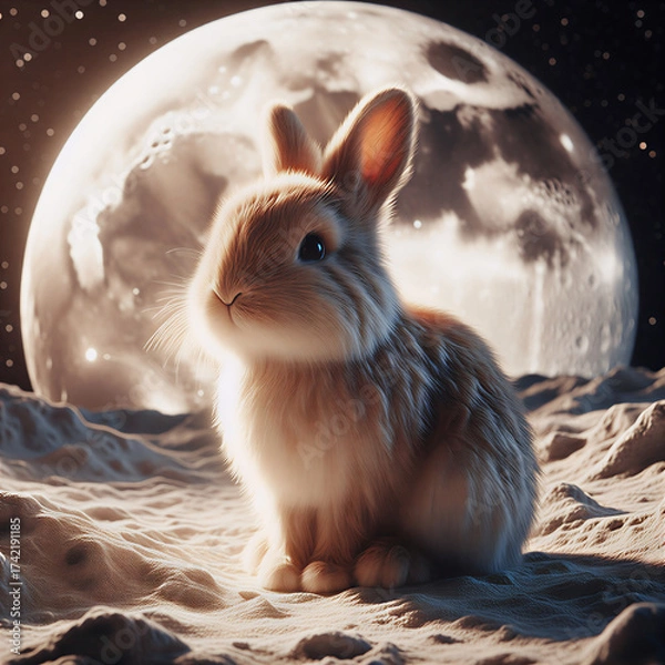 Obraz 月の兎