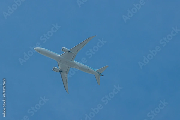 Obraz 高空を飛行するジェット機