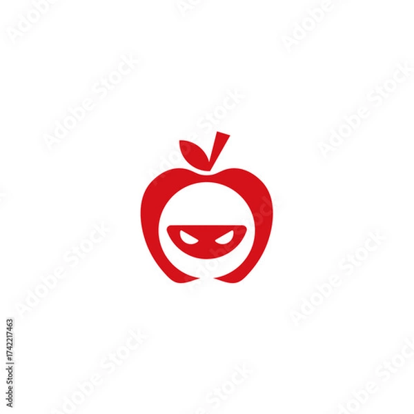 Obraz ninja apple.