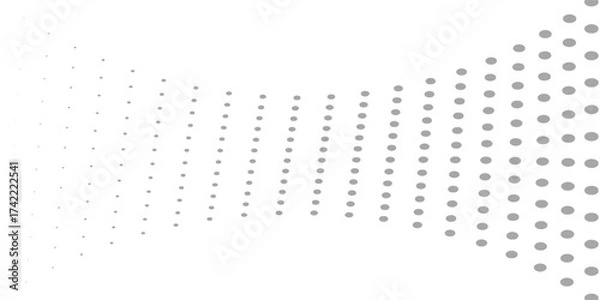Fototapeta Seamless polka dot pattern. Vector pattern with black circles on white background.