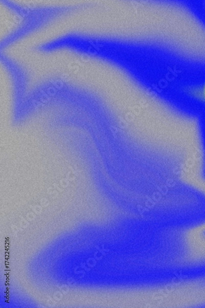 Fototapeta Dynamic Blue Liquid Flow on a Textured Surface