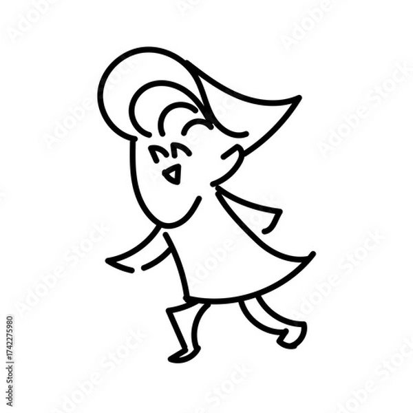 Obraz 走るシリーズ・スリムさん４