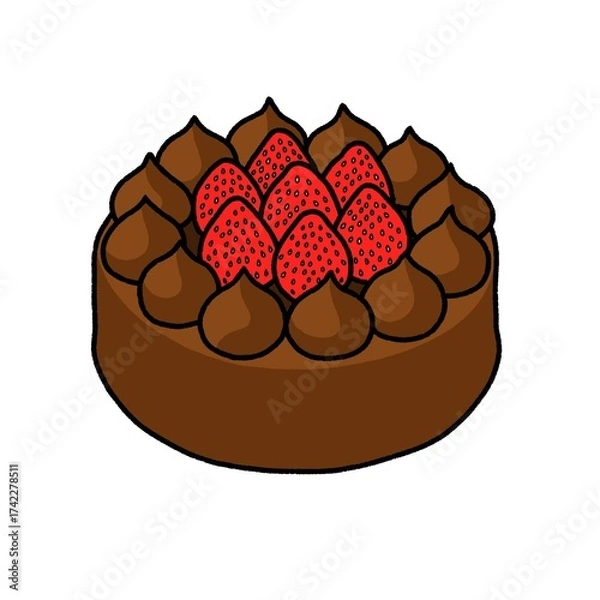 Obraz チョコレートケーキ