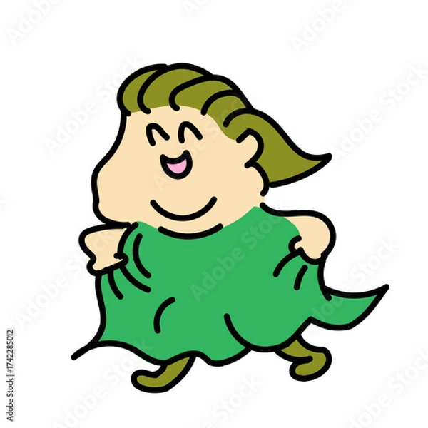 Obraz 走るシリーズ・ぽちゃさん１