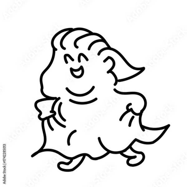 Obraz 走るシリーズ・ぽちゃさん４