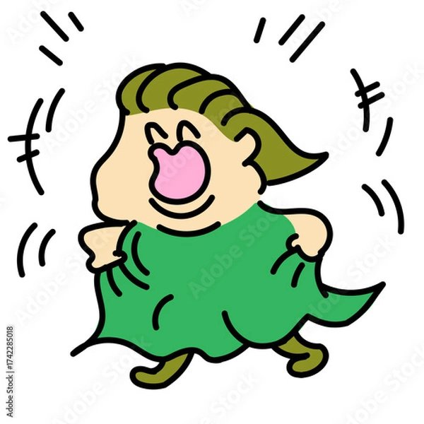 Obraz 走るシリーズ・ぽちゃさん２