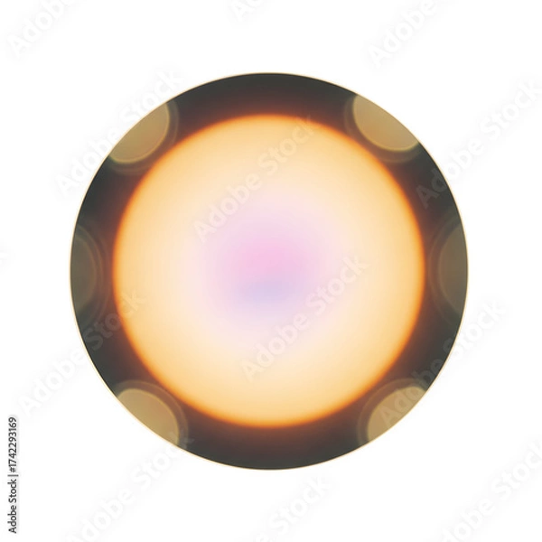 Fototapeta Abstract circular design with transparent background