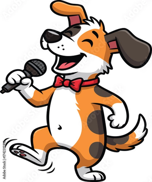 Obraz Singing Dog