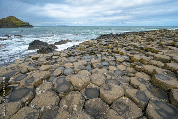 Fototapeta Küstenlandschaft in Nordirland / giant's causeway