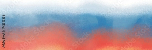 Obraz Abstract painting in colors of the russian flag with textured background