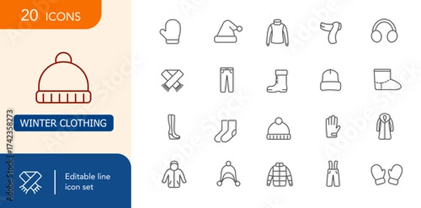 Obraz winter clothing