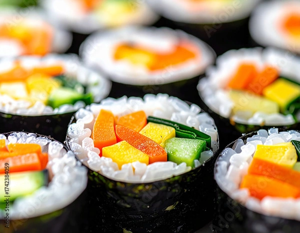 Obraz Colorful Gimbap Roll