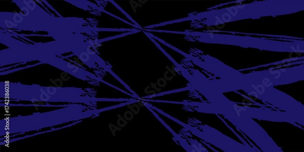 Fototapeta black and blue lines vortex speed texture effect