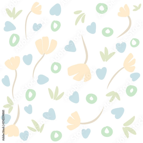 Obraz seamless pattern with flowers