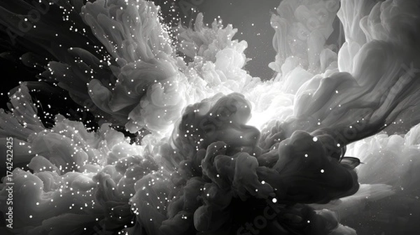 Fototapeta christmas, winter, snow, decoration, holiday, tree, candle, xmas, ornament, ball, light, celebration, cold, card, object, silver, new, gift, house, gold, season, decor, star, year, frost