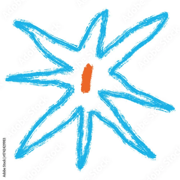 Obraz Flower hand drawn