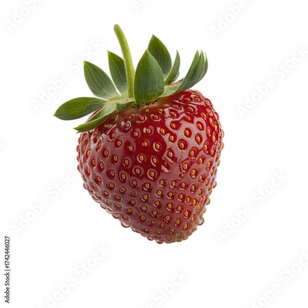 Fototapeta strawberry isolated on white background