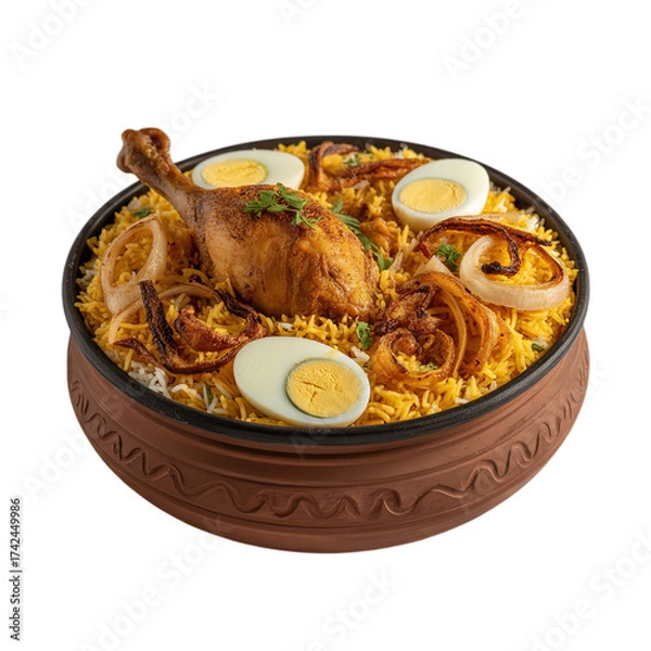 Obraz  Traditional Bangladeshi biryani