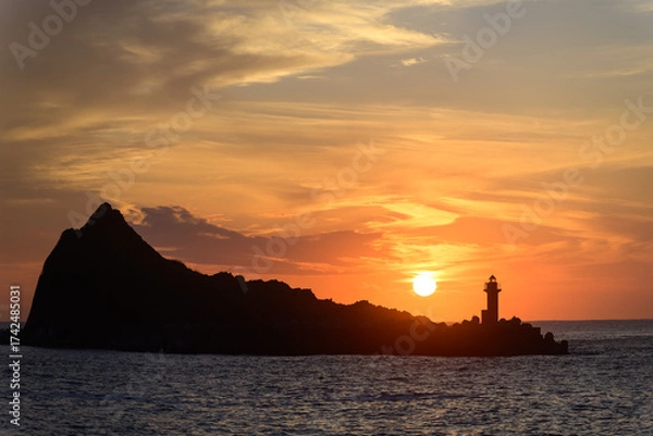 Obraz 知床の夕陽 2025年8月