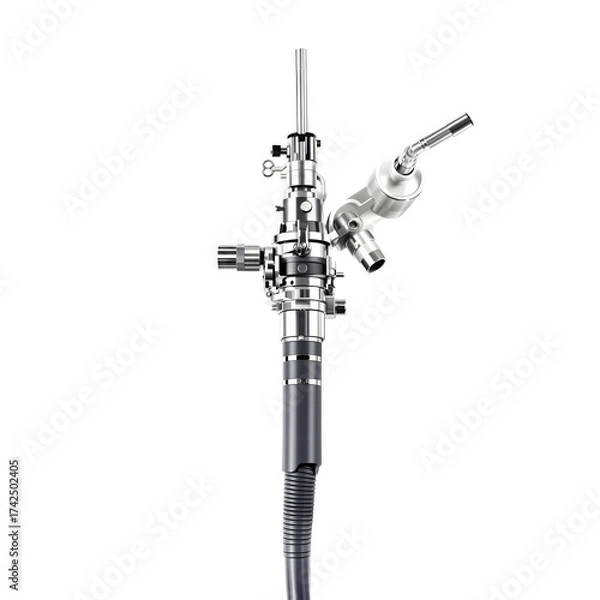 Fototapeta Medical instrument illustration on a transparent background highly detailed isolated object