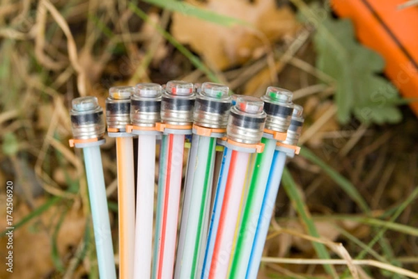 Fototapeta Glasfaser Kabel 11