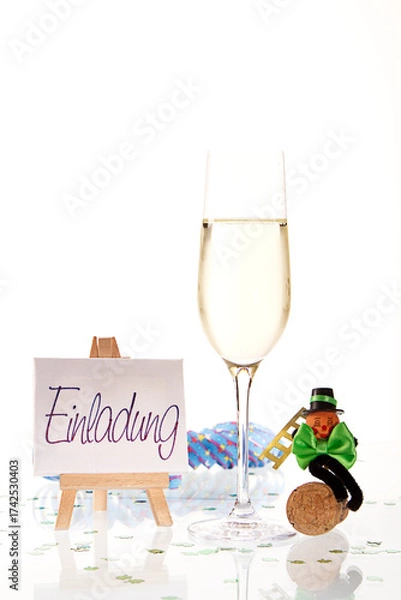 Obraz Einladung Silvester