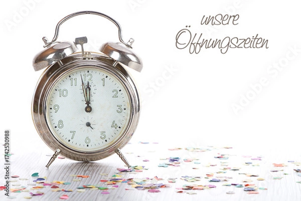Obraz unsere Öffnungszeiten
